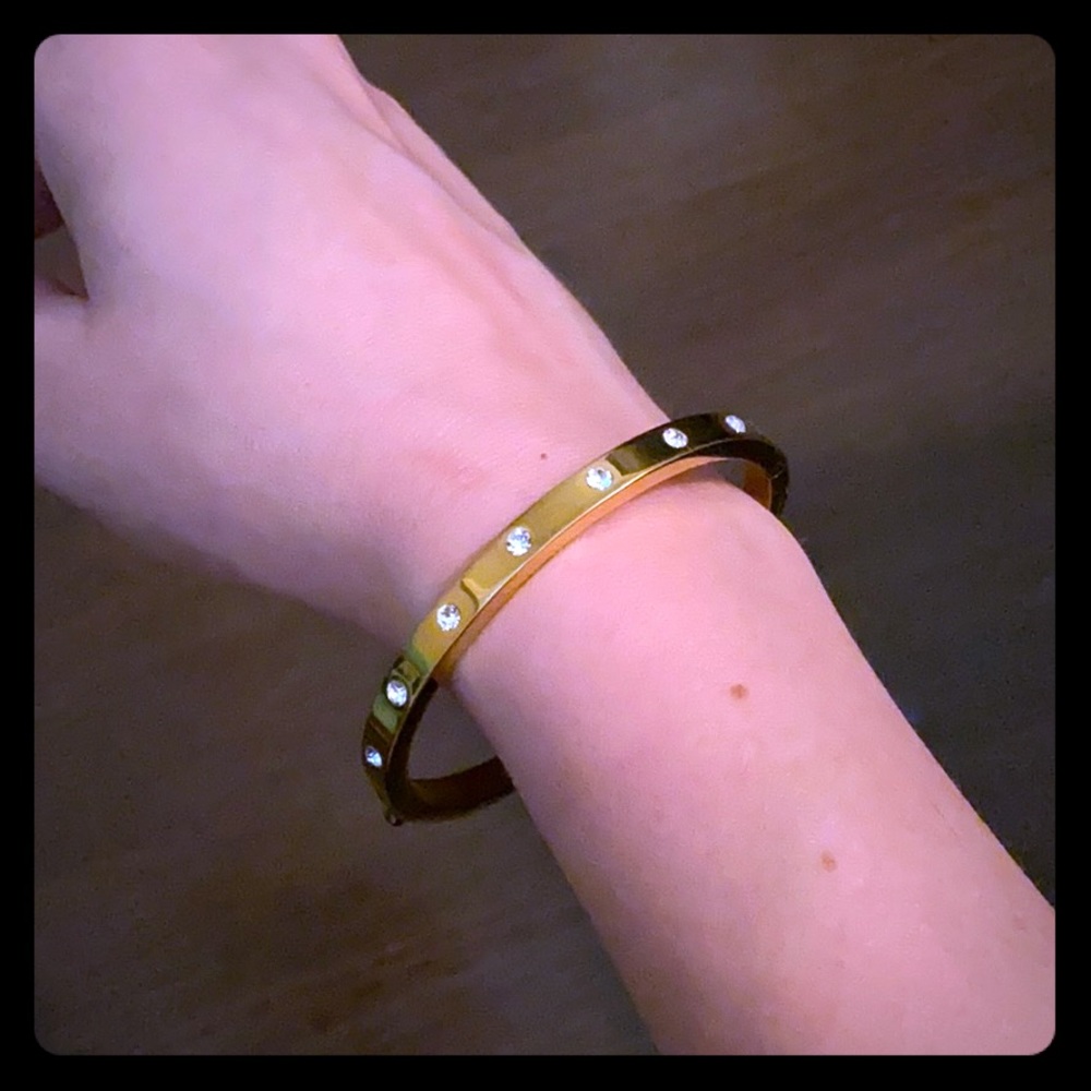 Kate Spade Gold Rhinestone Bracelet